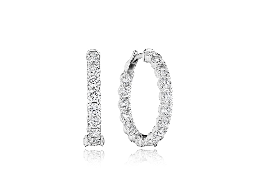 25MM AUDACITY DIAMOND HOOP