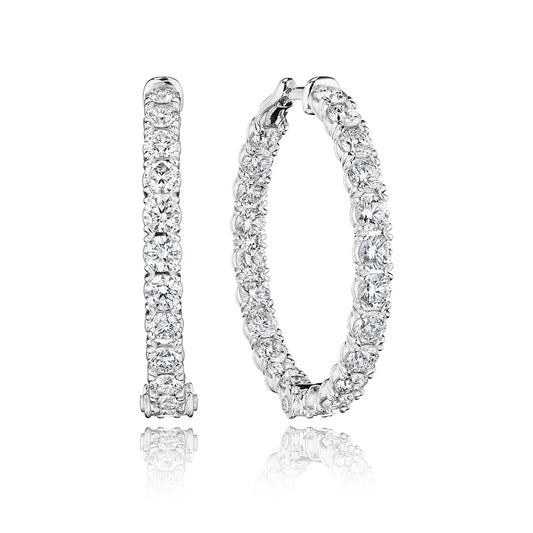30MM AUDACITY DIAMOND HOOP