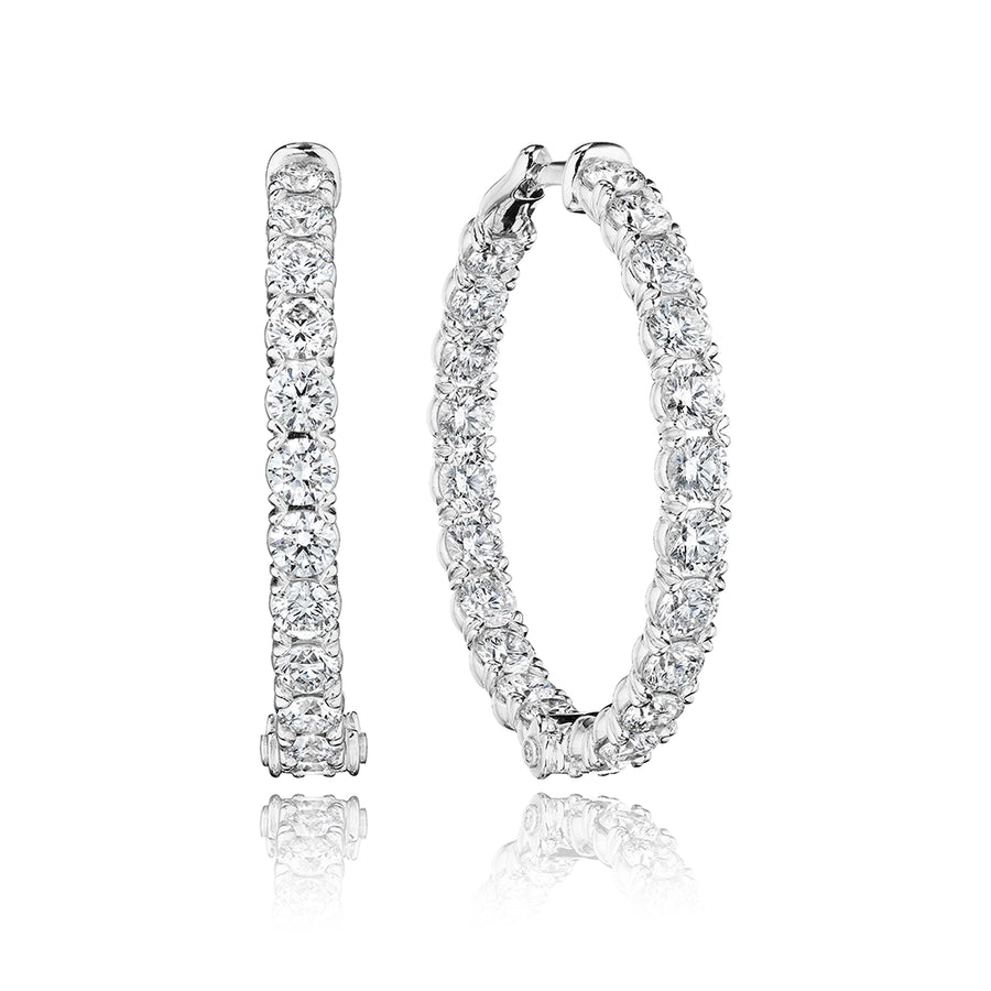30MM AUDACITY DIAMOND HOOP