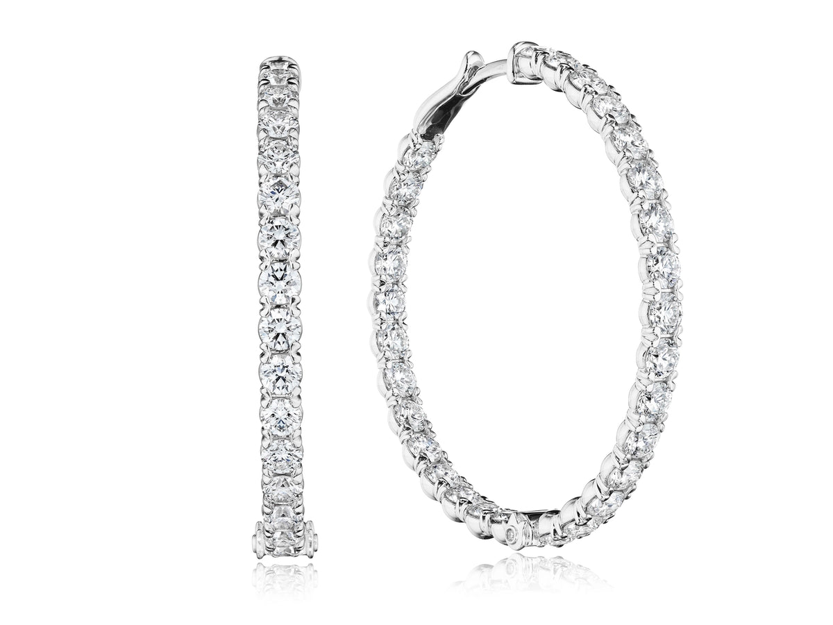40MM AUDACITY DIAMOND HOOP