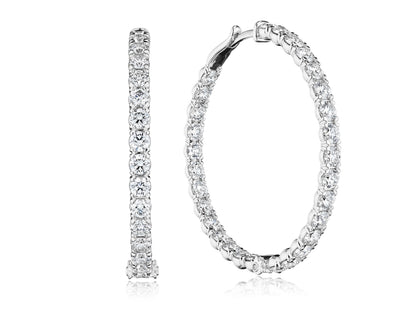 40MM AUDACITY DIAMOND HOOP