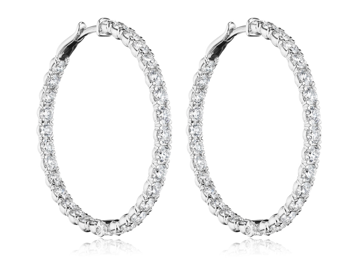 40MM AUDACITY DIAMOND HOOP