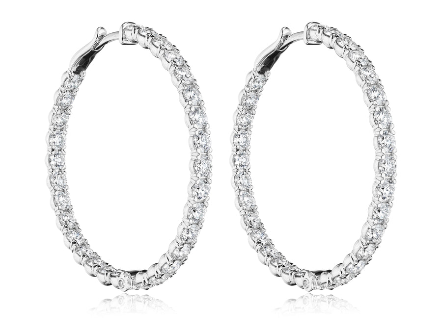 40MM AUDACITY DIAMOND HOOP