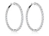 40MM AUDACITY DIAMOND HOOP