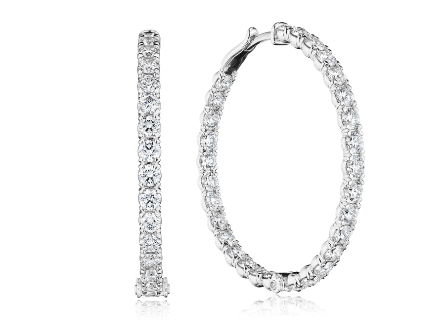 40MM AUDACITY DIAMOND HOOP