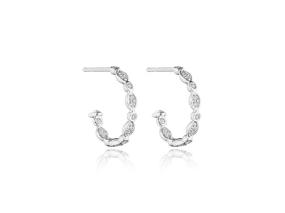18MM NOBILITY DIAMOND HOOP