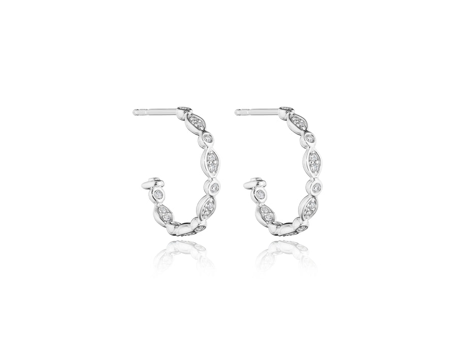 18MM NOBILITY DIAMOND HOOP