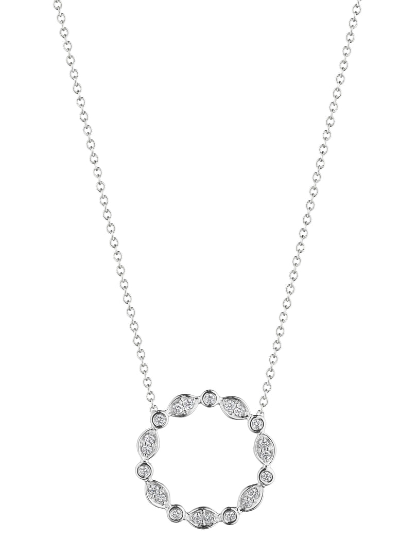NOBILITY DIAMOND CIRCLE PENDANT