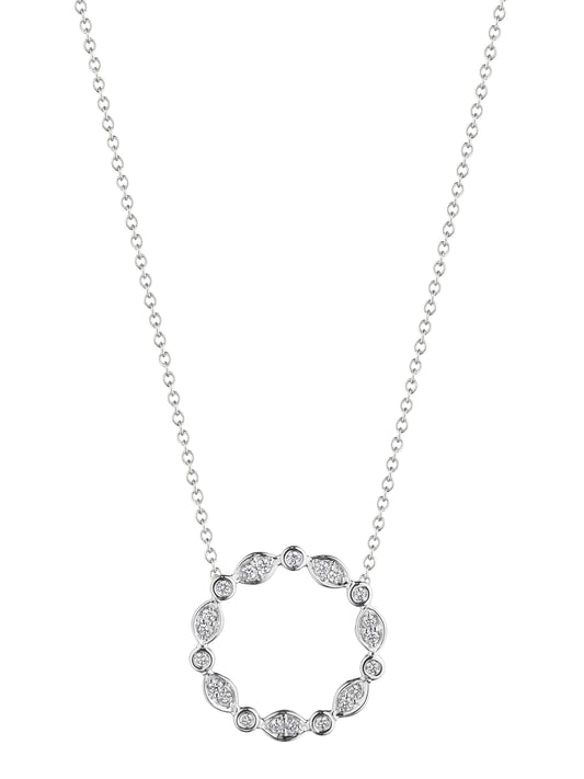 NOBILITY DIAMOND CIRCLE PENDANT