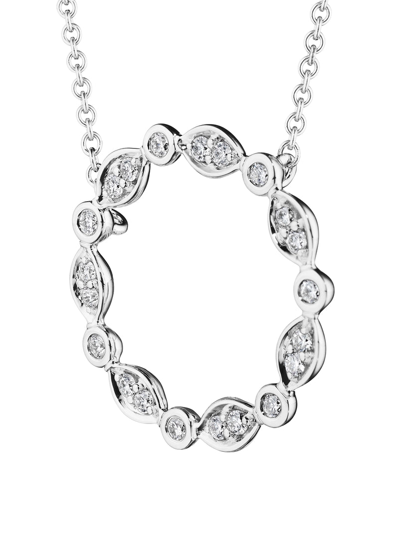 NOBILITY DIAMOND CIRCLE PENDANT