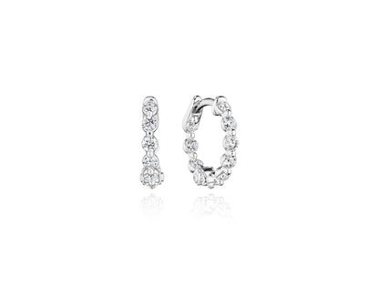16MM MAJESTY DIAMOND HOOP