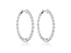 30MM MAJESTY DIAMOND HOOP
