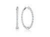 30MM MAJESTY DIAMOND HOOP