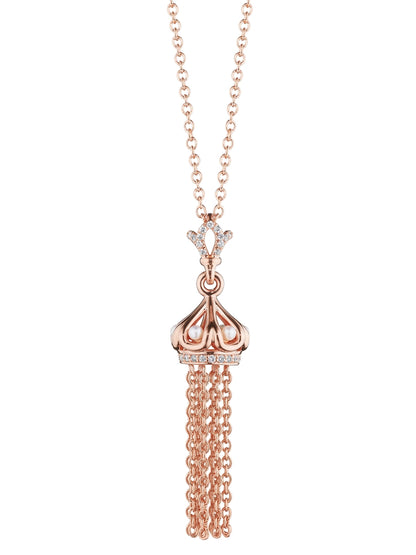 SMALL TASSEL SHINY PEARL PENDANT