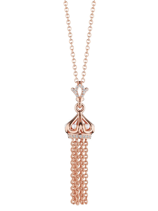 SMALL TASSEL SHINY PEARL PENDANT