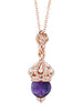 SMALL ORB PEARL & DIAMOND PENDANT