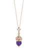 SMALL ORB PEARL & DIAMOND PENDANT
