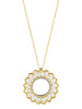 BELLE BEADED PEARL & DIAMOND PENDANT