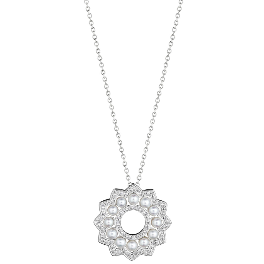 BELLE PEARL & DIAMOND PENDANT