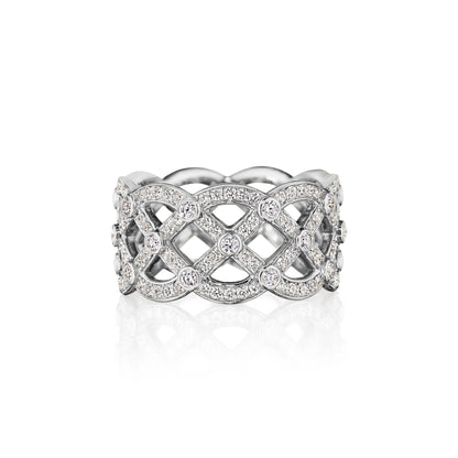 BELLE RING WITH BEZEL DIAMONDS