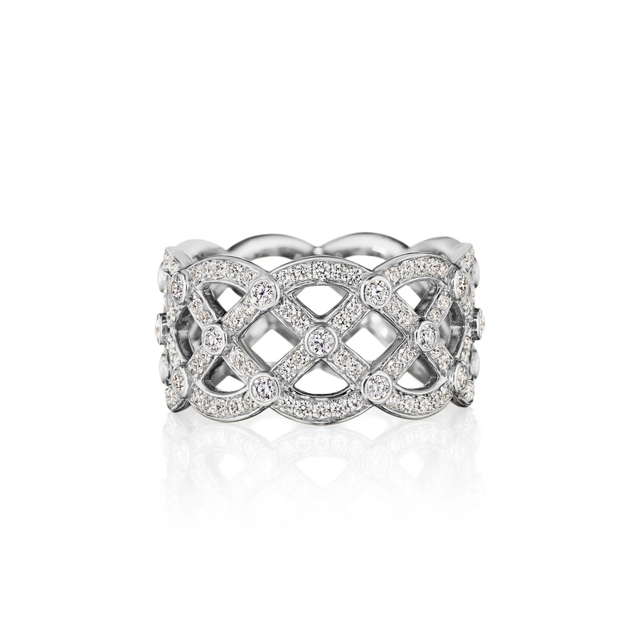 BELLE RING WITH BEZEL DIAMONDS