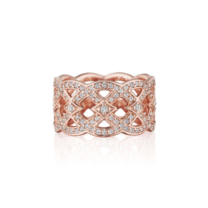 BELLE RING WITH DIAMONDS
