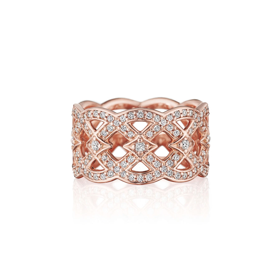 BELLE RING WITH DIAMONDS