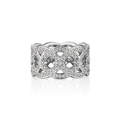 BELLE RING WITH DIAMONDS