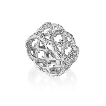BELLE RING WITH DIAMONDS