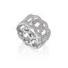 BELLE RING WITH DIAMONDS
