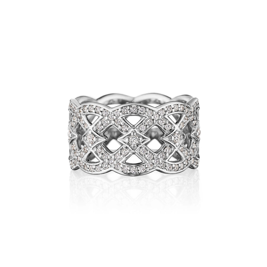 BELLE RING WITH DIAMONDS