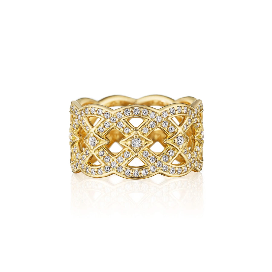 BELLE RING WITH DIAMONDS