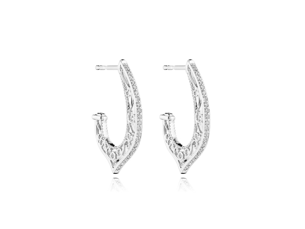MORGAN SMALL FILIGREE HOOP