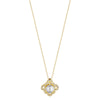 FLORET DIAMOND & PEARL CENTER PENDANT