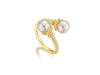 PETAL TOI ET MOI DIAMOND & PEARL RING