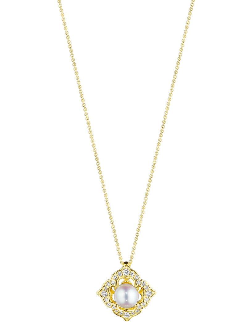 VICTORIAN DIAMOND & PEARL PENDANT