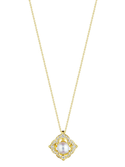 VICTORIAN DIAMOND & PEARL PENDANT