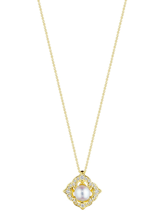 VICTORIAN DIAMOND & PEARL PENDANT