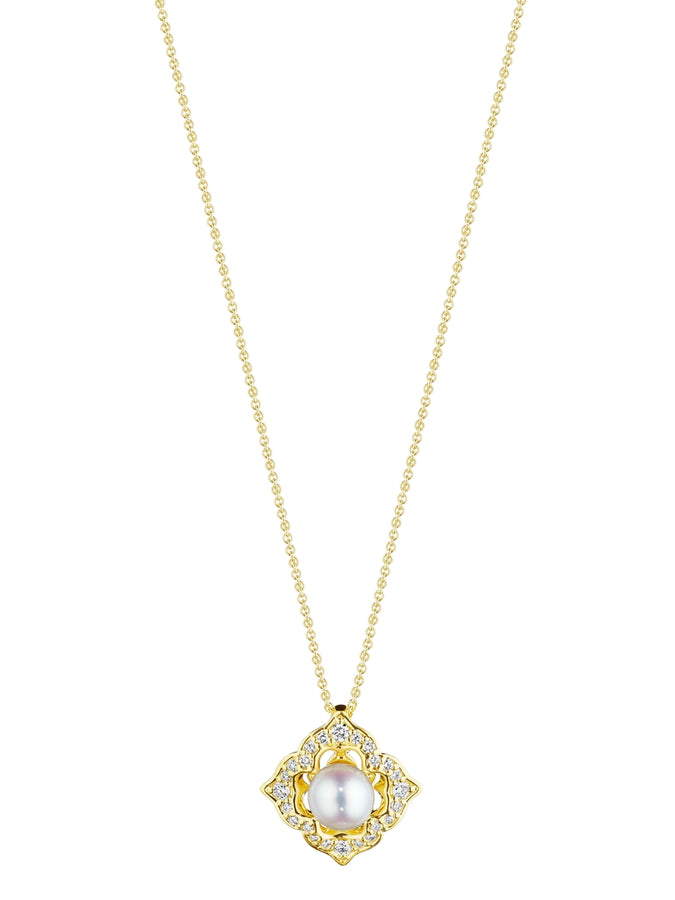 VICTORIAN DIAMOND & PEARL PENDANT