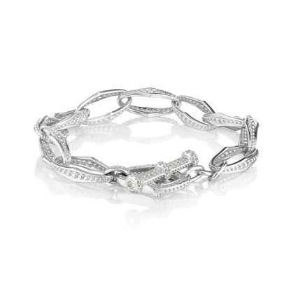 ROSECLIFFE BEADED BRACELET WITH DIAMOND TOGGLE