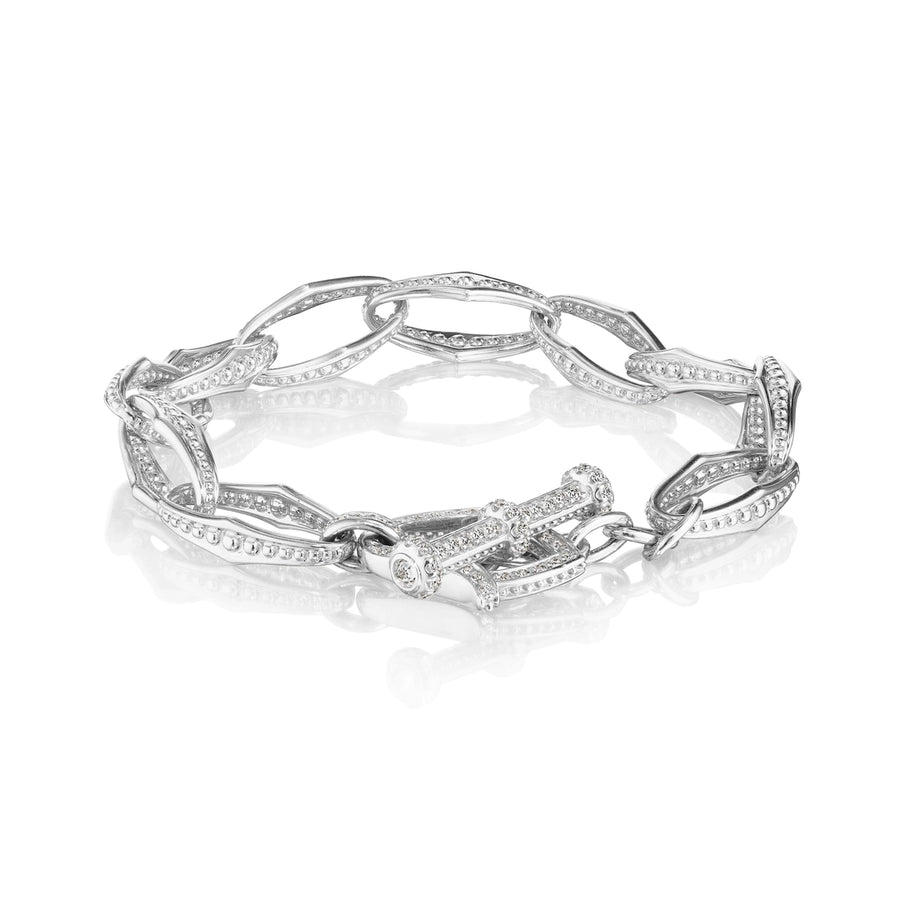 ROSECLIFFE BEADED BRACELET WITH DIAMOND TOGGLE