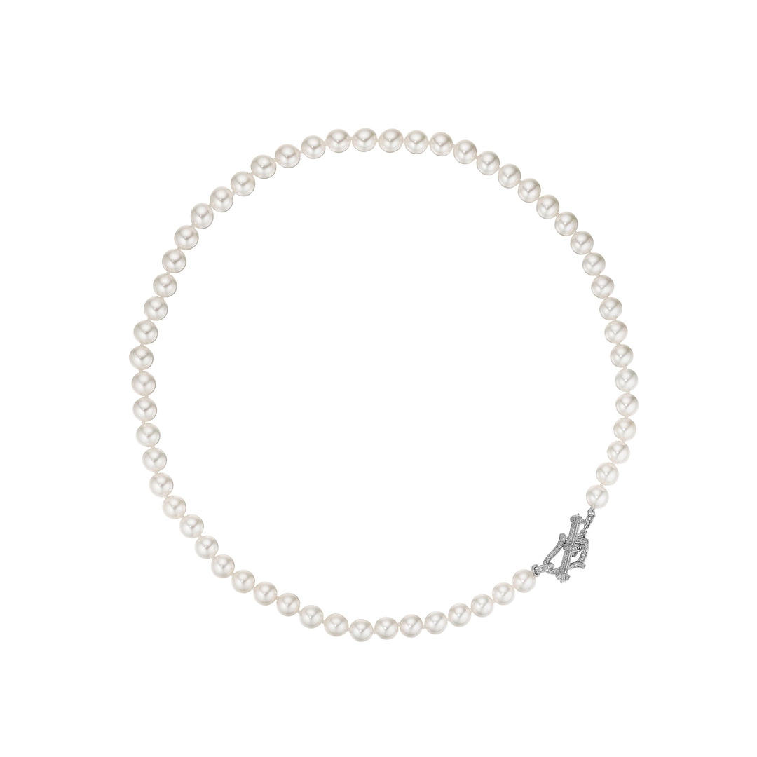 ROSECLIFFE AKOYA PEARL 18" NECKLACE