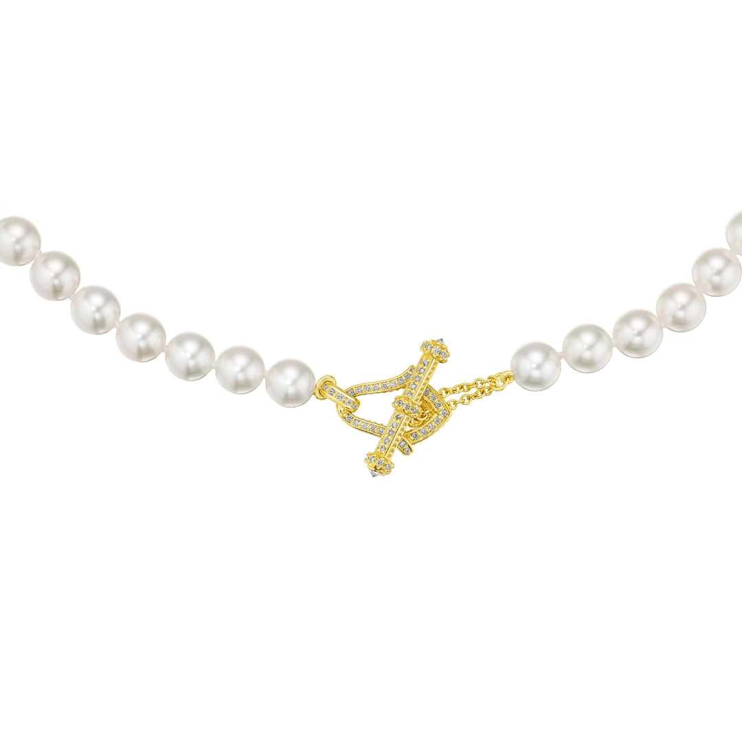 ROSECLIFFE AKOYA PEARL 18" NECKLACE