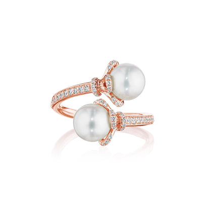 TIARA TOI ET MOI DIAMOND & PEARL RING