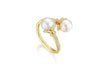 TIARA TOI ET MOI DIAMOND & PEARL RING