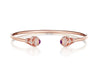 BEAD 2 DIAMOND & AMETHYST TOI ET MOI BANGLE