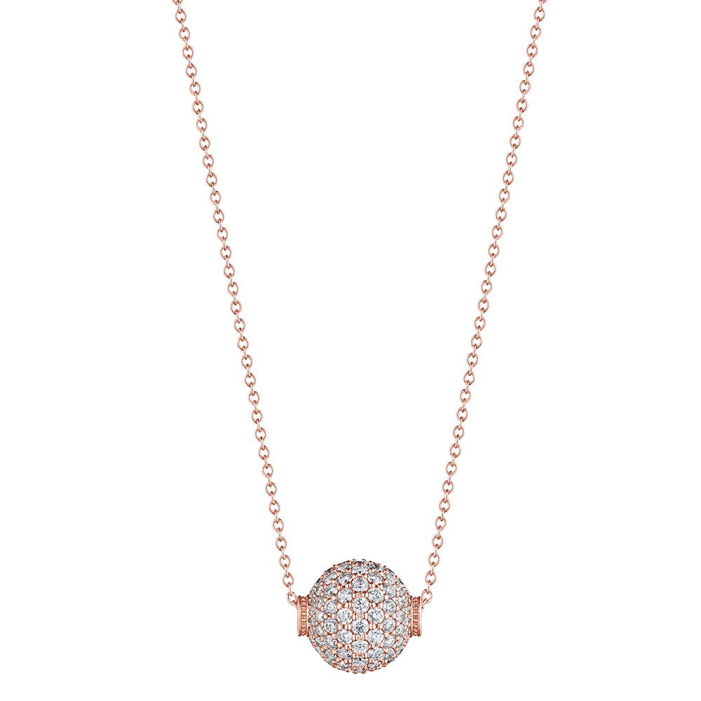 DIAMOND DISCO BEAD PENDANT