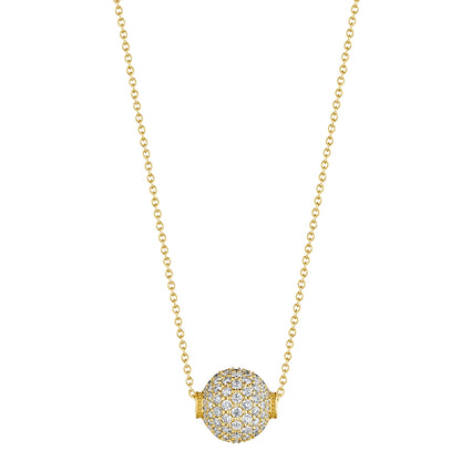 DIAMOND DISCO BEAD PENDANT