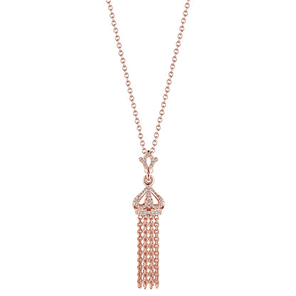 SMALL DIAMOND TASSEL PENDANT