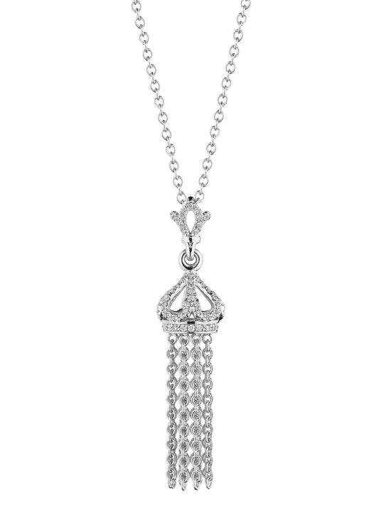SMALL DIAMOND TASSEL PENDANT